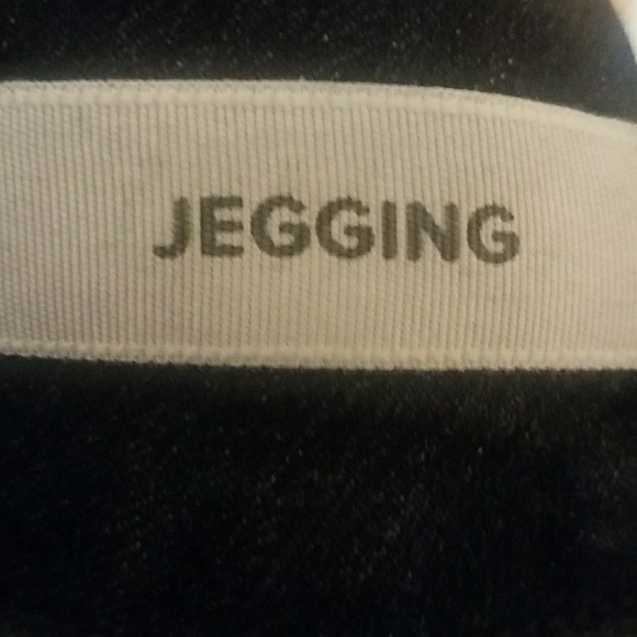 Torrid 3 Button Zipper Closure Blue Jeggings - Picture 6 of 8